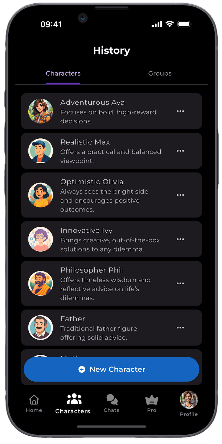 AI perspectives screen