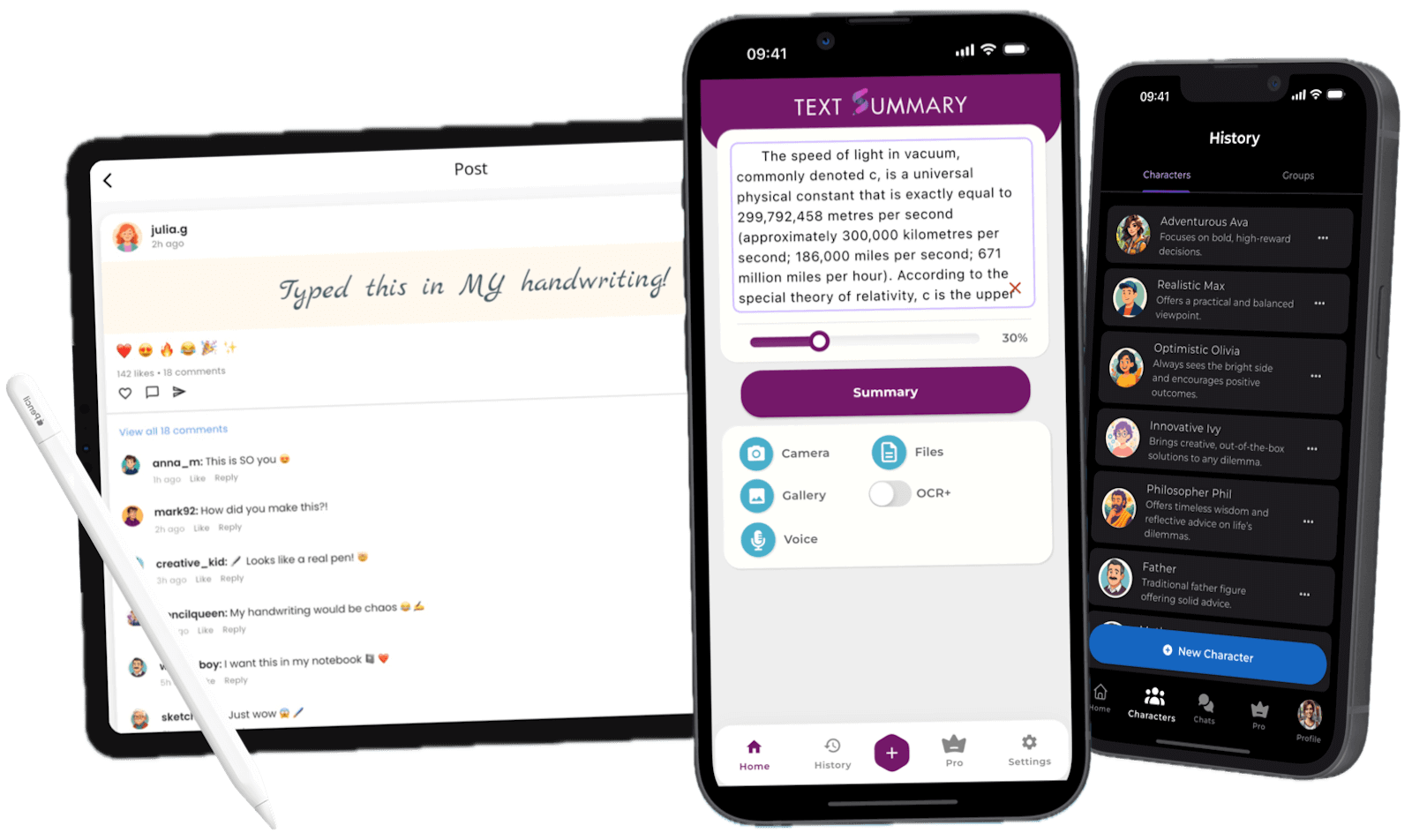 Kreativity Apps apps on devices