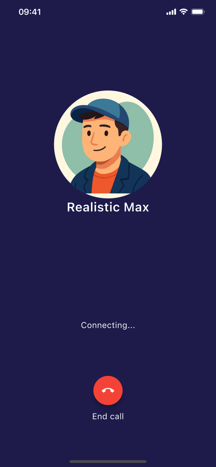 Verdict advisor call screen